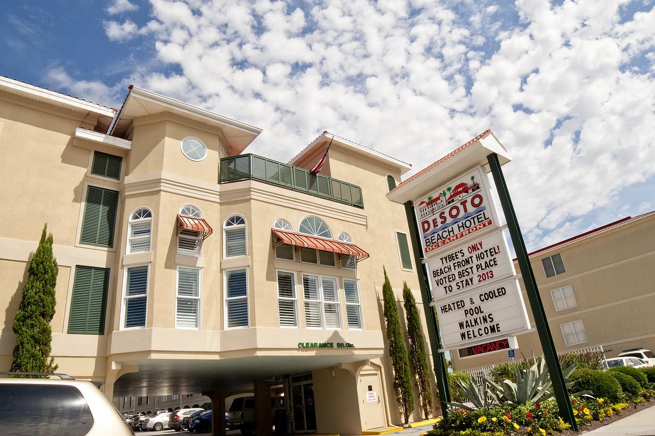 Desoto Beach Hotel Tybee Island Exterior foto